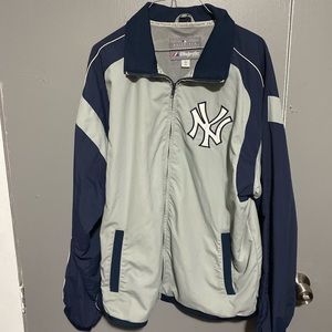 Yankees genuine majestic  windbreaker jacket